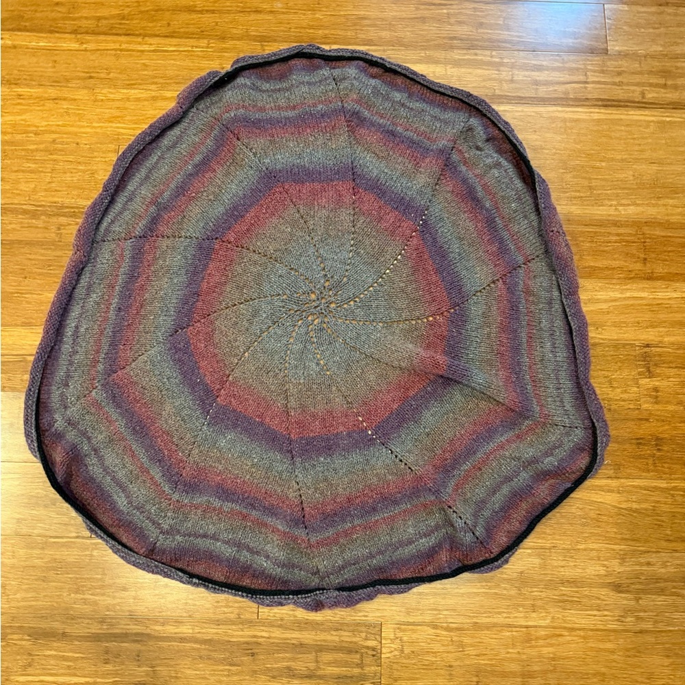 Cozy Multicolor Knit Throw Blanket